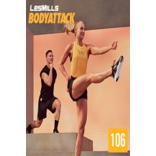 2019 Q3 LesMills Routines BODY ATTACK 106 DVD + CD + Notes